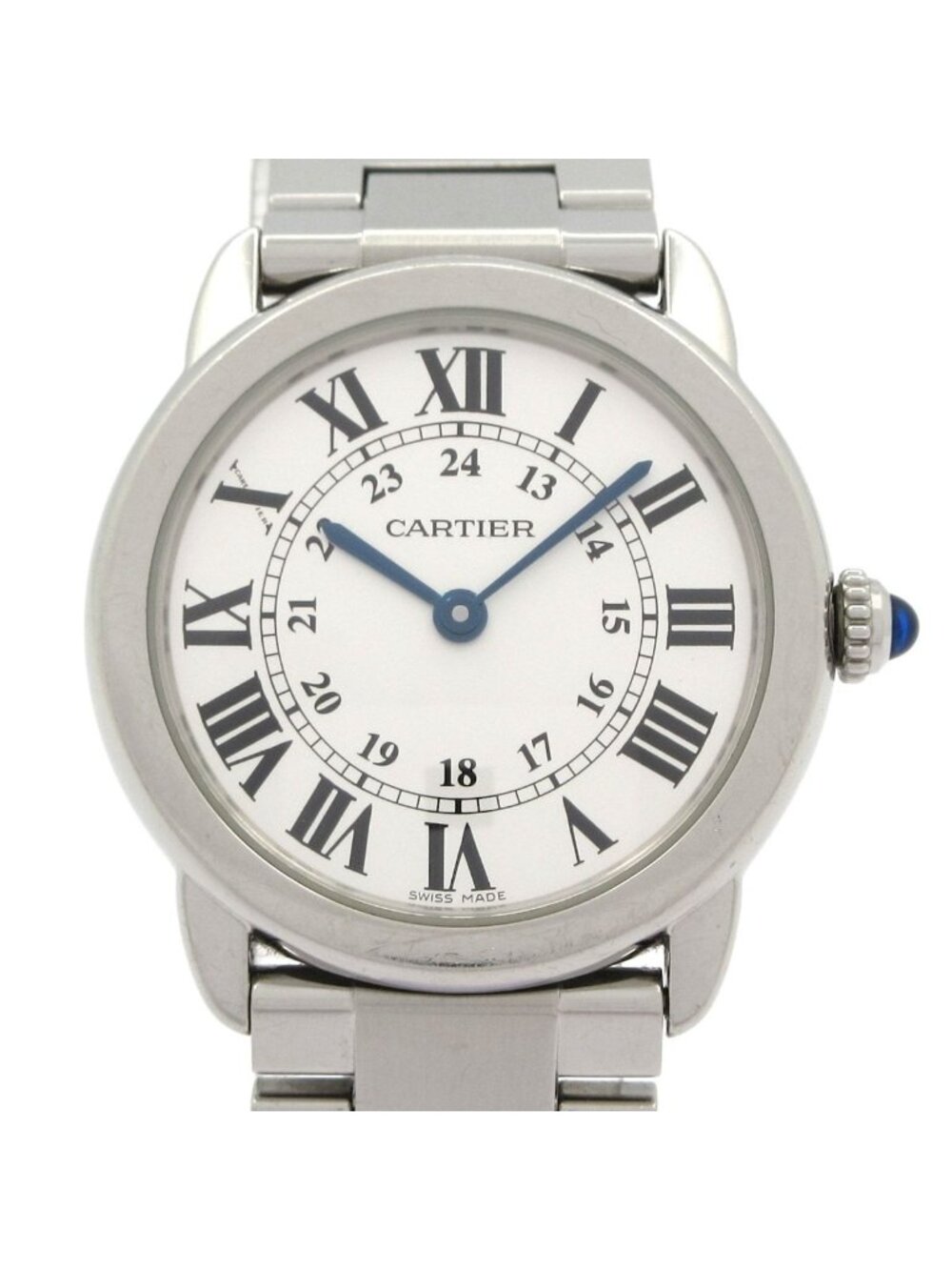 Cartier Watch Ronde Solo SM SS White
